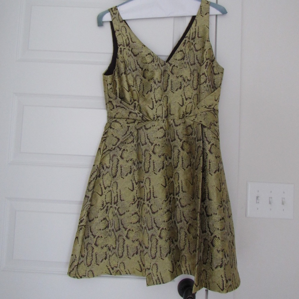Adeline rae snakeskin dress